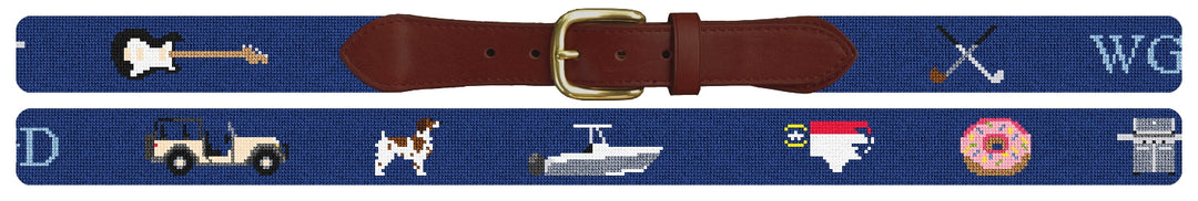 Custom Needlepoint Belt
