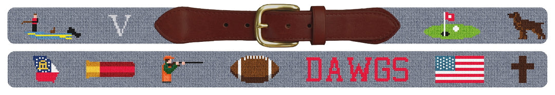 Custom Needlepoint Belt