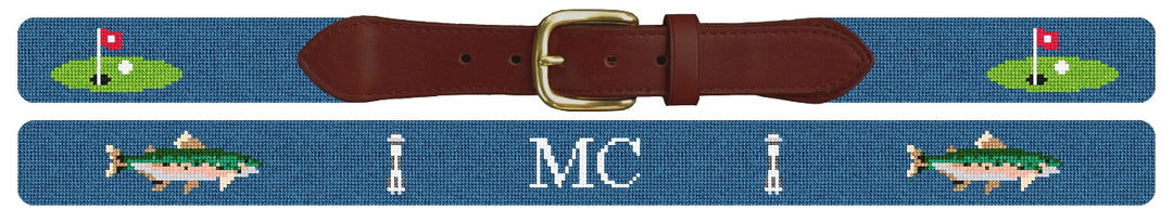 Custom Needlepoint Belt