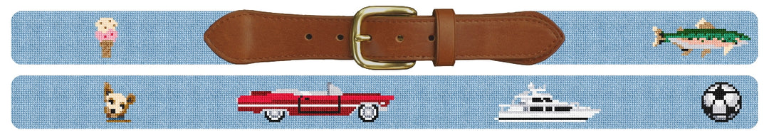 Custom Needlepoint Belt