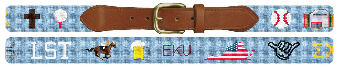 Custom Needlepoint Belt