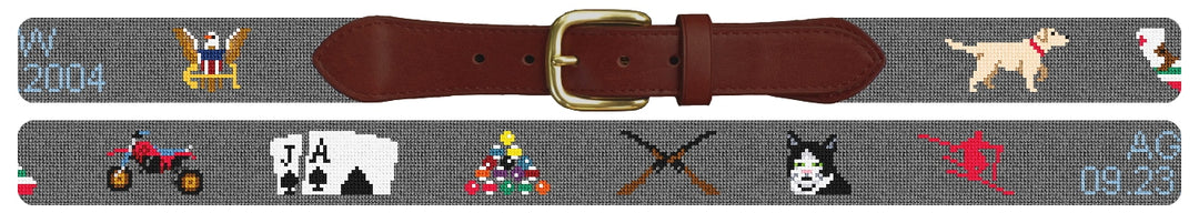 Custom Needlepoint Belt