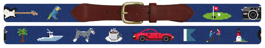 Custom Needlepoint Belt