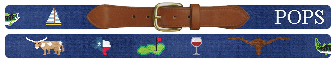 Custom Needlepoint Belt