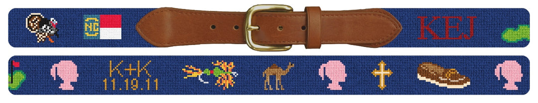 Custom Needlepoint Belt