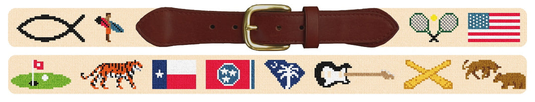 Custom Needlepoint Belt