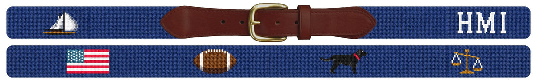 Custom Needlepoint Belt