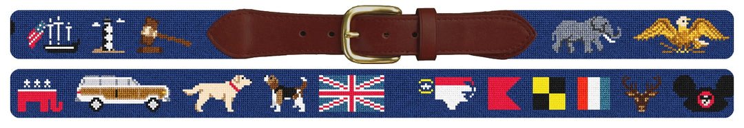 Custom Needlepoint Belt