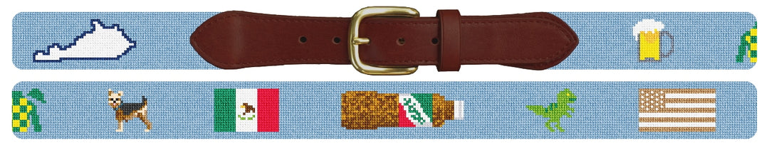 Custom Needlepoint Belt