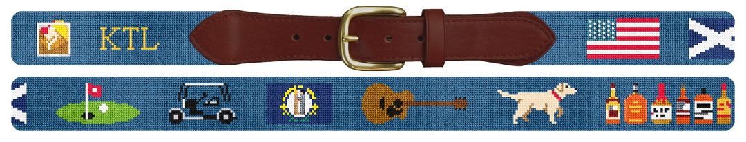 Custom Needlepoint Belt