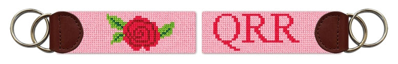 Custom Needlepoint Key Fob