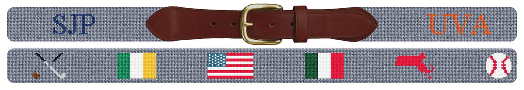 Custom Needlepoint Belt