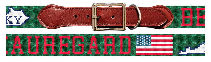 Custom Needlepoint Dog Collar