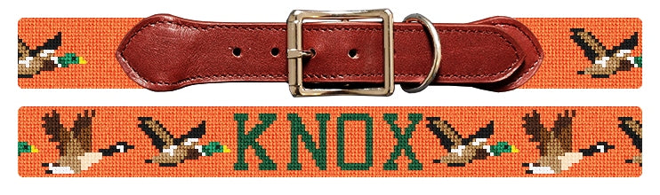 Custom Needlepoint Dog Collar