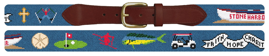 Custom Needlepoint Belt