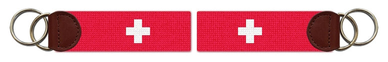 Custom Needlepoint Key Fob