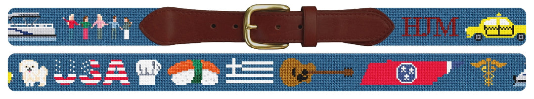 Custom Needlepoint Belt