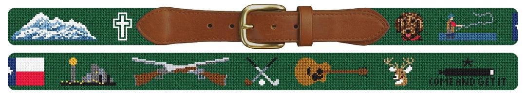 Custom Needlepoint Belt