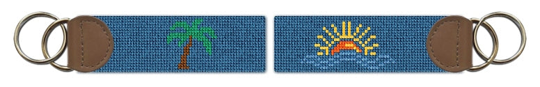 Custom Needlepoint Key Fob