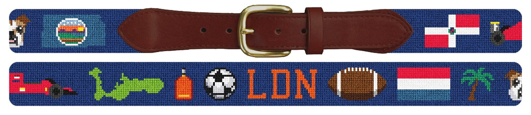 Custom Needlepoint Belt