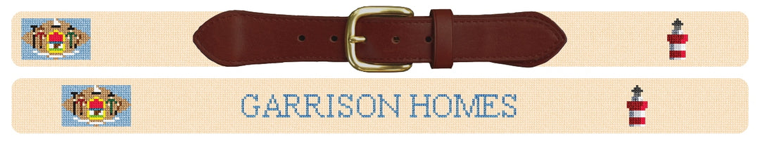 Custom Needlepoint Belt