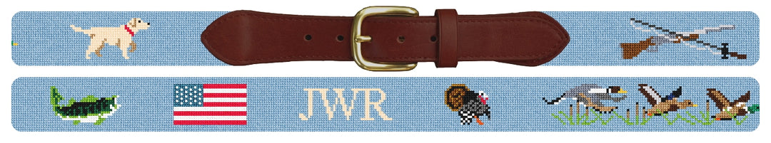 Custom Needlepoint Belt