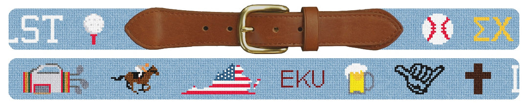 Custom Needlepoint Belt