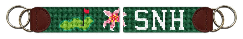 Custom Needlepoint Key Fob