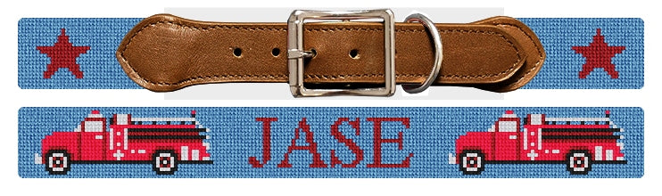Custom Needlepoint Dog Collar