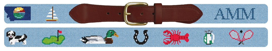 Custom Needlepoint Belt