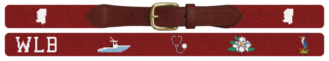 Custom Needlepoint Belt