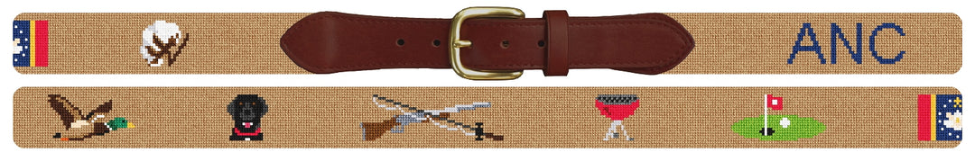 Custom Needlepoint Belt