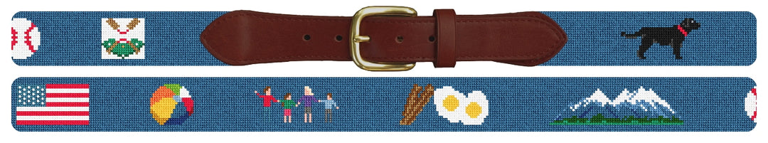 Custom Needlepoint Belt