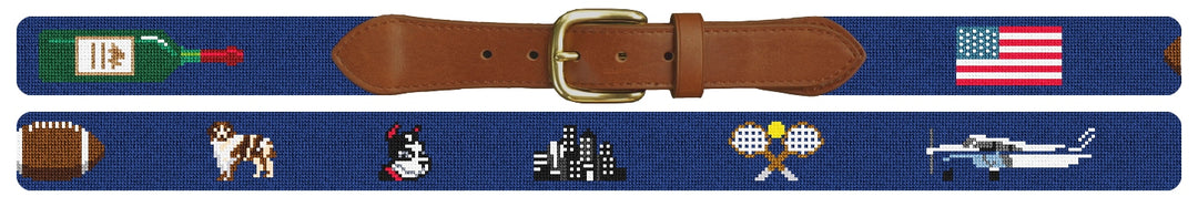 Custom Needlepoint Belt