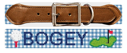 Custom Needlepoint Dog Collar