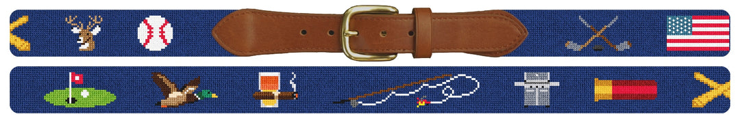 Custom Needlepoint Belt