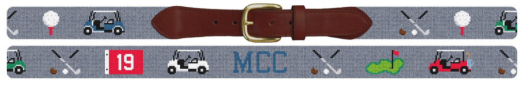 Custom Needlepoint Belt