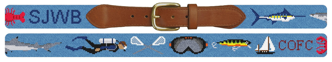 Custom Needlepoint Belt