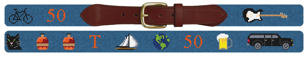 Custom Needlepoint Belt