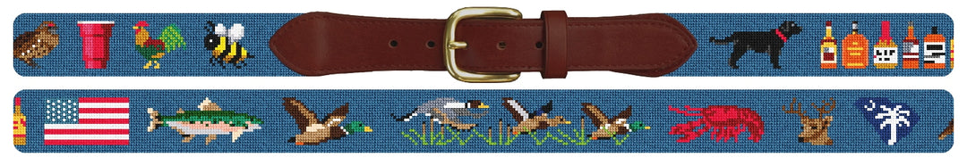 Custom Needlepoint Belt