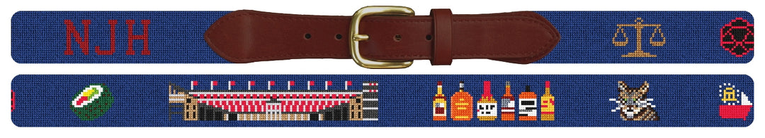 Custom Needlepoint Belt