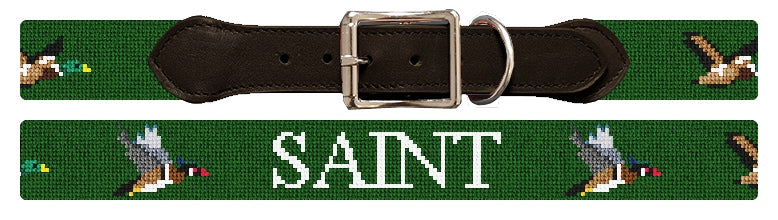 Custom Needlepoint Dog Collar