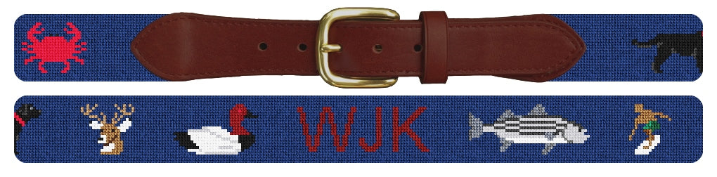 Custom Needlepoint Belt