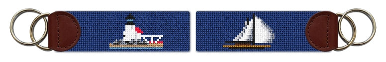 Custom Needlepoint Key Fob