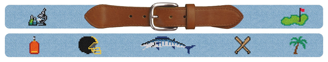 Custom Needlepoint Belt