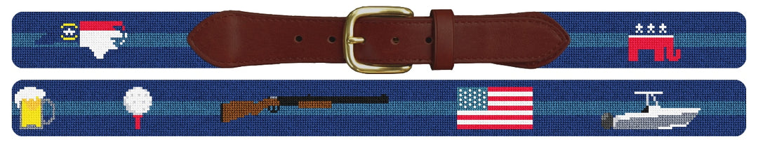 Custom Needlepoint Belt