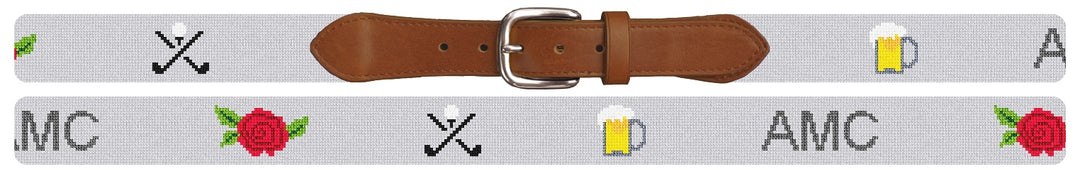 Custom Needlepoint Belt