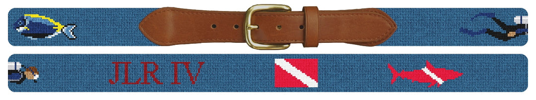 Custom Needlepoint Belt