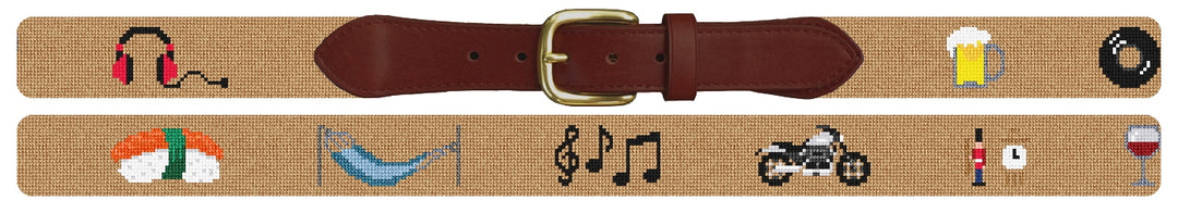 Custom Needlepoint Belt