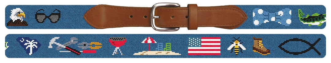 Custom Needlepoint Belt